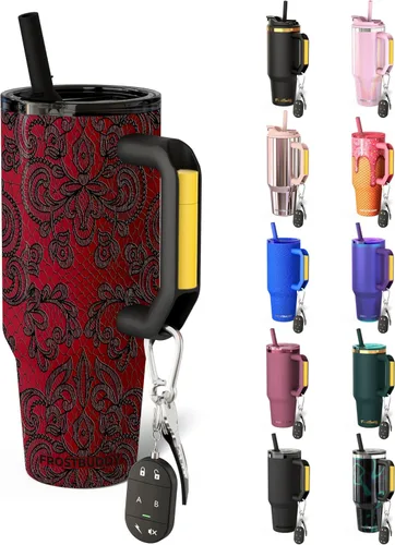 Vista 213 de Frost Buddy Thicc Buddy - Vaso aislado de 16 onzas (amor americano)