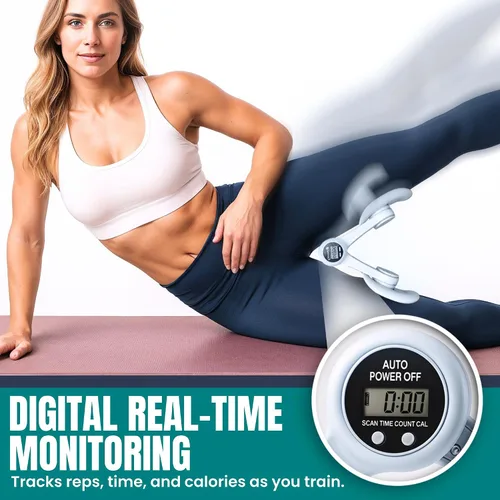 Vista 6 de Smart Thigh Master Dispositivos de ejercicio ajustables para suelo pélvico para mujeres y hombres con pantalla de contador automático