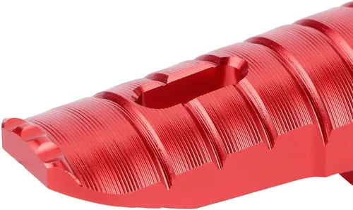 Vista 6 de Soportes de clavija de pie, reposapiés delantero izquierdo y derecho, pares para Yamaha MT‑03 MT‑25 MT‑07 MT‑09 R3 XJ6 (rojo)