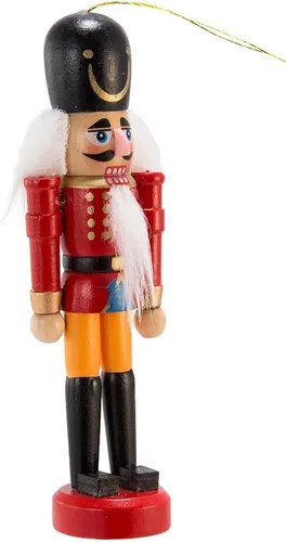 Vista 3 de Juego de figuritas Kurt Adler de madera con diseño del Cascanueces
