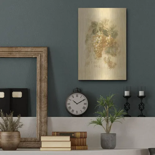 Vista 7 de Pinot Gris' by Danhui Nai Metal Wall Art, 12" x 16