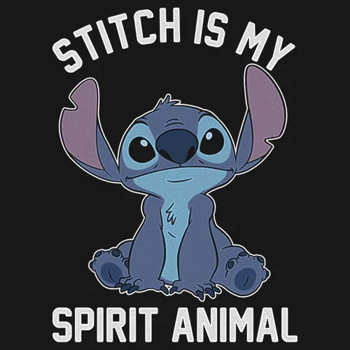 Vista 2 de Disney Lilo Stitch Spirital Animal - Camiseta sólida para niña