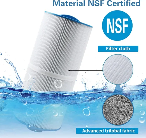 Vista 3 de Filtro de spa 6CH-960 Reemplaza filtros de jacuzzi J-300 J-400, Unicel 6CH-960, Pleatco PJW60TL-F2S, Filbur FC-2800, 6540-476, 6540-383, Filtro