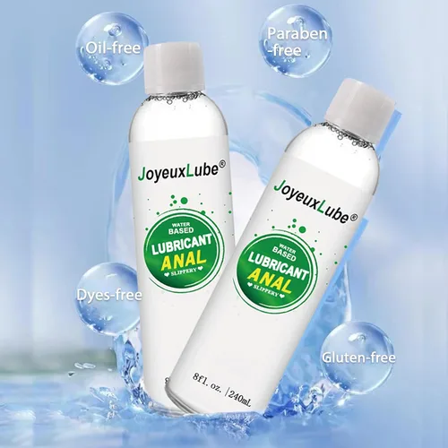 Vista 4 de Lubricante anal a base de agua 8fl.oz Lubricante anal desensibilizante de larga duración suave resbaladizo para hombres, mujeres y parejas