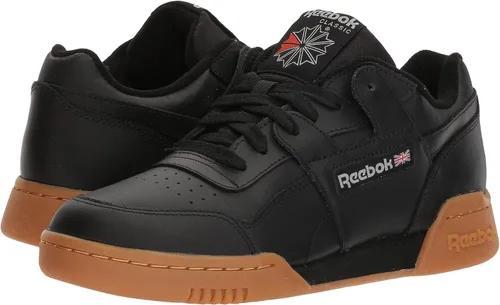 Vista 4 de Reebok Classics Workout Plus MU DV4312 Tenis para hombre (rojo Cantónblanco)