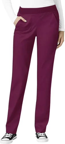 Vista 17 de Wink PRO Women's Knit Waist Cargo Scrub Pant Negro