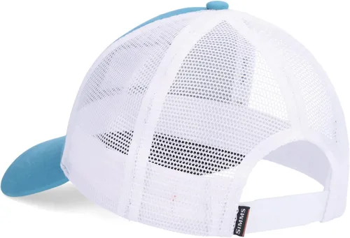 Vista 2 de Simms Trout Icon Trucker - Gorra de béisbol Snapback con pez trucha