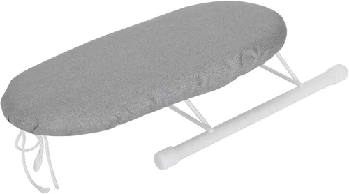 Vista 5 de Tabla de planchar, tabla de planchar de mesa con patas plegables y cubierta de algodón, mini tabla de planchar, puños plegables