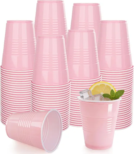 Vista 29 de WELLIFE 50 vasos de plástico dorados de 12 onzas, tazas de fiesta A-Oro
