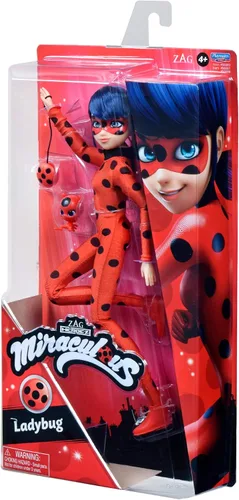 Vista 8 de Miraculous Muñeca de mariquita, color rojo