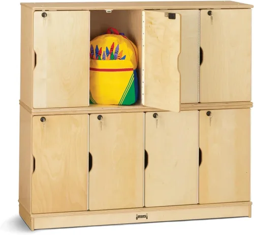 Vista 7 de Jonti-Craft Taquillas con cerradura apilables, triple pila