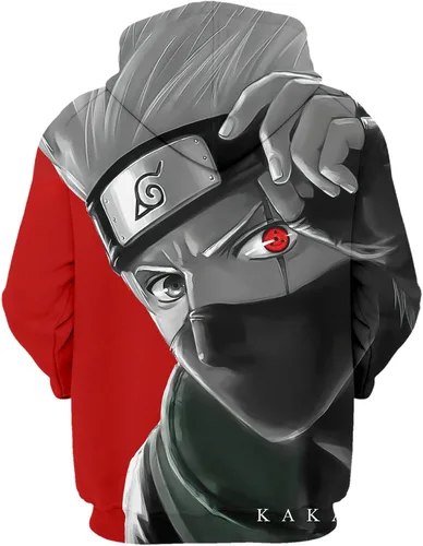 Vista 2 de BKQKID Japanese Anime Cosplay Costumes Youth Boys and Girls Anime Printed Street Fashion Hoodie Anime Merch for Fans-F