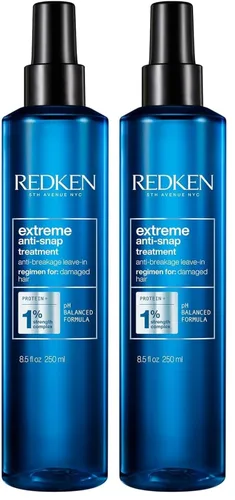 Vista 7 de Redken Extreme - Tratamiento sin enjuague antiquebradura y anti-rotura para cabello dañado - Fortifica y ayuda a reducir la rotura, infundido