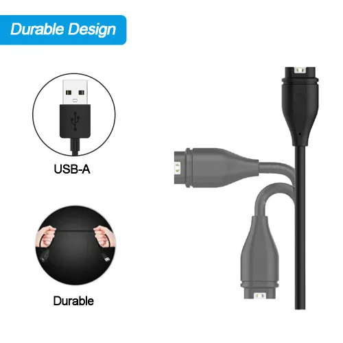 Vista 3 de ECSEM - Cable de carga compatible con Coros Pace 3/Pace 2/Apex 42MM 46MM/Apex/Apex Pro/Vertix/Vertix 2 Cargador USB Cable de Repuesto Cable de Carga