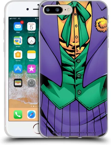 Vista 13 de Head Case Designs Funda de gel suave con licencia oficial de The Joker DC Comics Arkham Asylum Character Art compatible con Apple iPhone 7