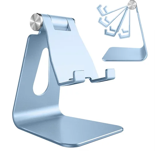 Vista 12 de CreaDream Soporte Ajustable para Teléfono Celular, Soporte para Teléfono, Cuna, Base, Soporte, Soporte de Escritorio de Aluminio Compatible