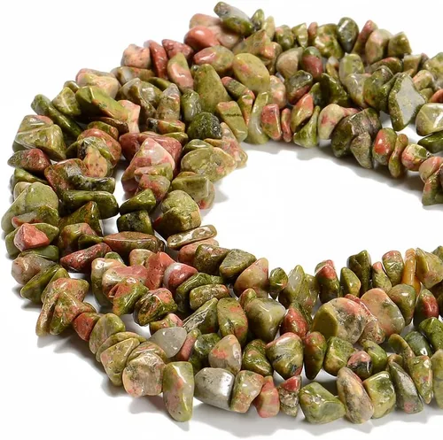 Vista 23 de Cuentas de piedras preciosas naturales de finchenita de azurita de 0.315 a 0.315 pulgadas, cristales curativos, pulseras de cintura, kit de collar