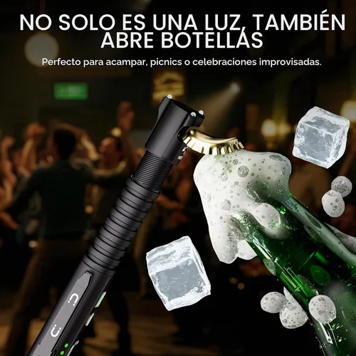 Vista 9 de Linterna EDC recargable, linterna pequeña de 800 lúmenes con clip magnético y base, linterna LED de 11 modos, rompedor de vidrio y abridor