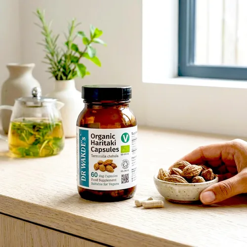 Vista 18 de DR WAKDE'S® Cápsulas Haritaki (Terminalia chebula/Hirda) I 100% Herbal I 60 Cápsulas Vegetales I Suplemento ayurvédico I Descuentos por cantidad I