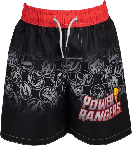 Vista 3 de Power Rangers Conjunto de traje de traje de baño y protector de erupción para niños pequeños a grandes