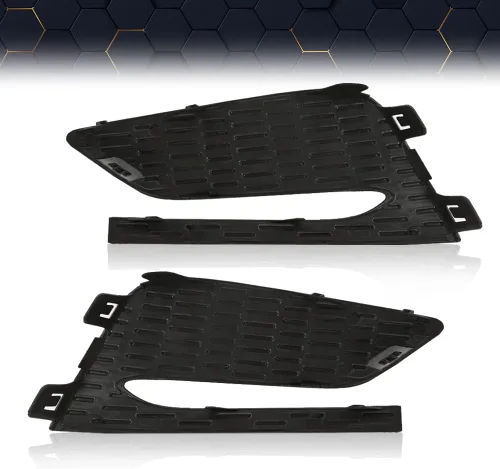 Vista 3 de PIT66 Par de marcos de luces antiniebla delanteras compatibles con Chevy Cruze 2016 2017 2018 izquierda + derecha