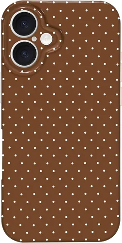 Vista 44 de Hython Funda para iPhone Air, diseño estético de lunares lindos, funda simple de 6.5 pulgadas, delgada, antiarañazos, parachoques de TPU suave, a