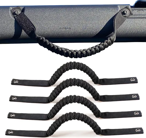 Vista 24 de Asas de agarre de barra antivuelco para Ford Bronco 2021 2022 2023 2024 2025 2 accesorios de 2 puertas y 4 puertas, mango de agarre de paracaídas