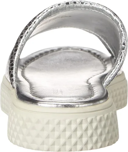 Vista 3 de Aerosoles Sandalia Evon Slide para mujer, Plateado Metálico