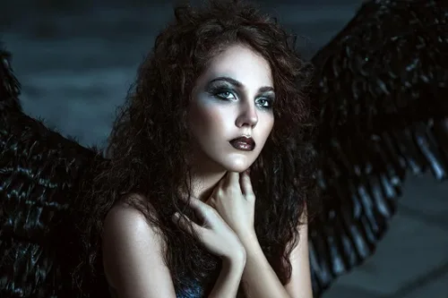 Vista 6 de Alas de ángel y diadema de halo para niños y niñas alas de plumas blancas y negras para niños y adultos