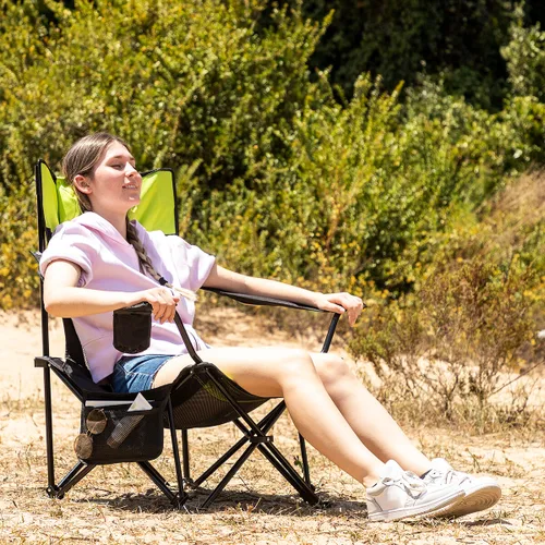 Vista 4 de Silla Tumbona Plegable de Camping Kampfort InnovaGoods