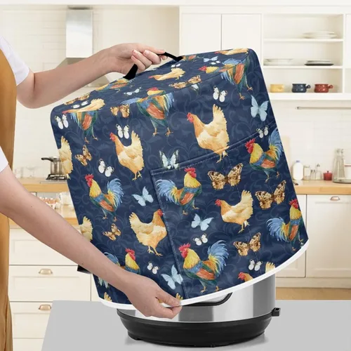 Vista 13 de Flashideas Cherry Love - Funda para olla a presión con bolsillo de almacenamiento compatible con olla instantánea de 8 cuartos de galón, accesorios