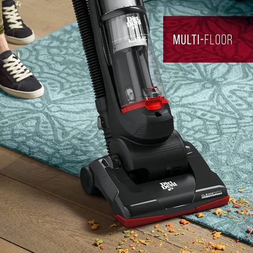 Vista 3 de Dirt Devil Endura Lite - Aspiradora vertical sin bolsa para alfombras y suelos duros, potente, ligera, con cable para uso doméstico