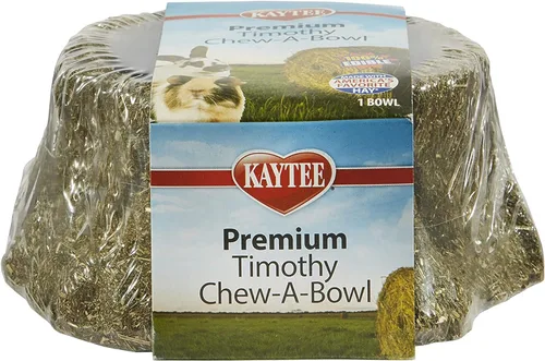 Vista 2 de Kaytee Premium Timothy Heno para Masticación en Cuenco para Conejos, Conejillos de Indias y Chinchillas