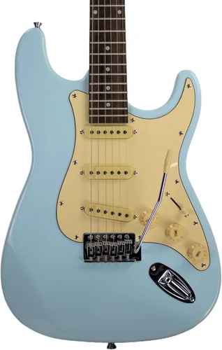 Vista 15 de Sawtooth Guitarras eléctricas de la serie Alder Wood (Apenas Aliso Rosa Zurdo)