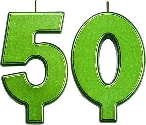 Vista 115 de DERVENTA Vela Grande de Cumpleaños Número 3D Verde Luminoso de 3.7 Pulgadas Celebración de Fiesta Aniversario Decoración Adorno para Pastel 1 Pieza