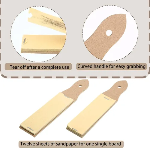 Vista 3 de Sacapuntas de papel de lija, sacapuntas de papel de lija para artistas, puntero de lápiz de carbón para adultos, adolescentes, palitos pastel