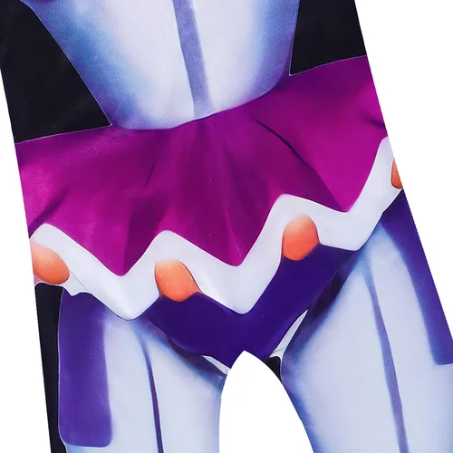 Vista 4 de Circus BabyCostume For Kids Girls Sister Location Halloween Scary Game Cosplay Jumpsuit 5-12Y