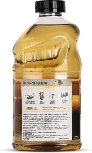 Vista 3 de Howes Diesel Treat Lubricador de Combustible Diésel Anti-Gel de 32 Onzas