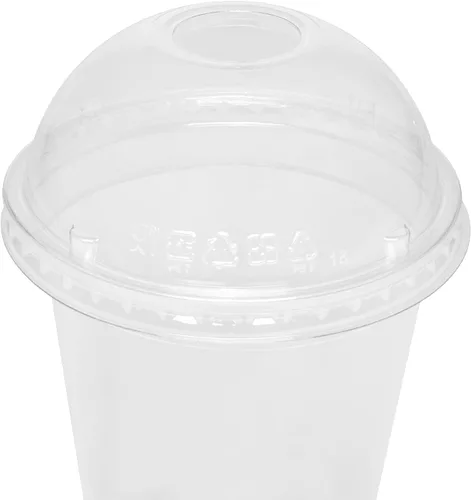 Vista 5 de Karat C1041 Tapas de cúpula para Karat Cold Cups, caja de 2000
