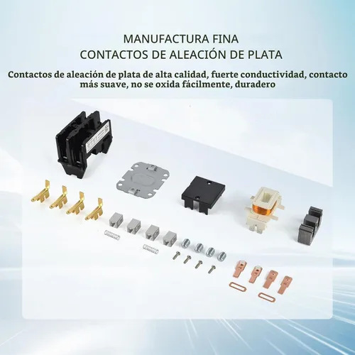 Vista 6 de CNAODUN Contactor HVAC Contactor de aire acondicionado Contactor 1 poste 30 Amp 24V bobina compatible con condensador, compresor, aire