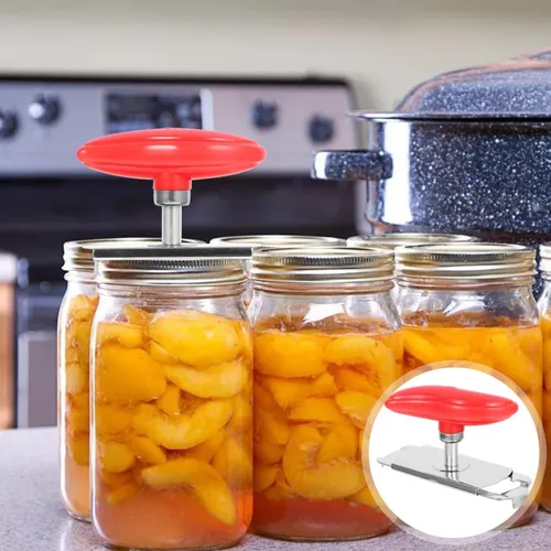 Vista 7 de PRETYZOOM Abridor de tarros multiusos resistente al desgaste, abrelatas de botellas pequeñas, suministros para cocina