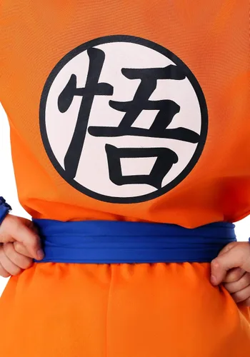 Vista 6 de Disfraz de Goku para niños disfraz de Dragon Ball Z Naranja azul