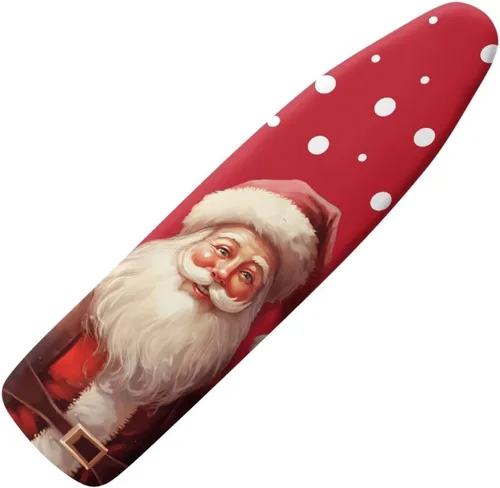 Vista 43 de Funda para tabla de planchar con estampado de rosas vintage con gancho y bucle, sujetadores ajustables, fundas protectoras para tabla de planchar