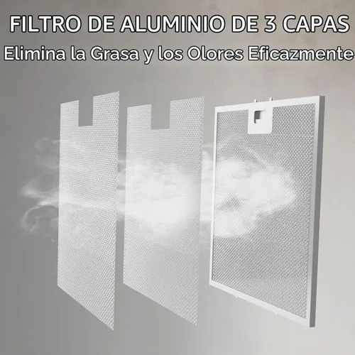 Vista 3 de Hermitlux Campana para debajo del gabinete, campana de ventilación de 30 pulgadas con ventilador de escape de 3 velocidades, convertible con y sin