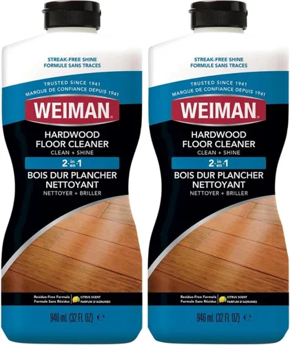 Vista 10 de Weiman Limpiador de madera dura para pisos de madera dura terminados, pisos de ingeniería, laminado - resultados sin rayas, certificado EPA Safer