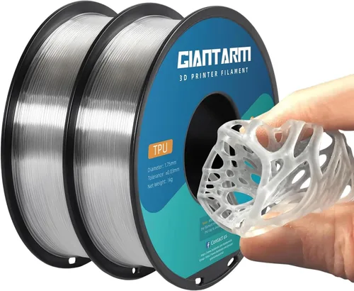 Vista 18 de GIANTARM Filamento PETG, precisión dimensional de 1.75 mm +/-0.02mm, carrete de 1 kg (2.2 libras), embalaje al vacío, para impresoras 3D, verde