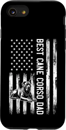 Vista 18 de Best Cane Corso Dad Patriotic Dog Lover Gift, Mastiff Case for iPhone 17