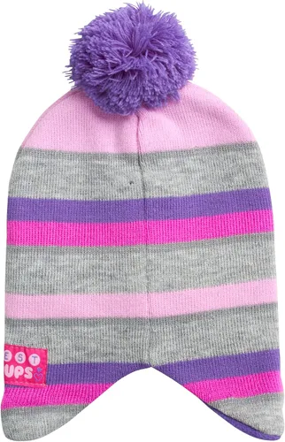 Vista 4 de Nickelodeon Paw Patrol - Sombrero de invierno para niñas y 2 pares de guantes o guantes (edad 2-7)