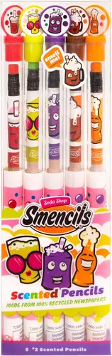 Vista 11 de Lápices de Halloween Smencils – Lápices perfumados gourmet patentados HB #2, 5 unidades, regalos para niños, suministros escolares, recompensas