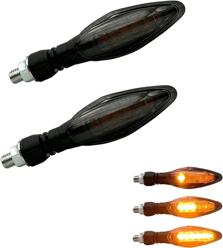 Vista 13 de Luz de señal de giro LED E-MARK Vehículo Inspección 2 unids set moto universal alto brillo DC12V